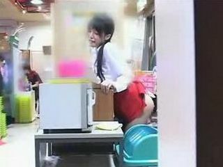 Aroused Innocence - Fucking a Waitress in an Orgasmic Encounter in a Tokyo XXX Arcade