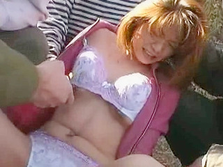 Fucking hard outside with two kinky sluts:sex, XXX, nippon