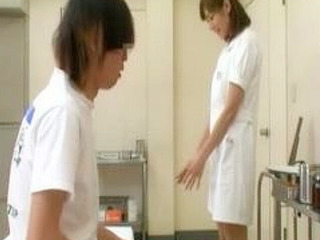 Japanese Nurse's Secret Technique for XXX Nippon Porn with Thai Fuck Toy