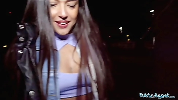 Public Agent Big ass Nuria Millan cheating public blowjob with big dick