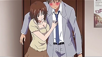 Naughty hentai step sister walks in on stepbrother having shower and sucks his big cock